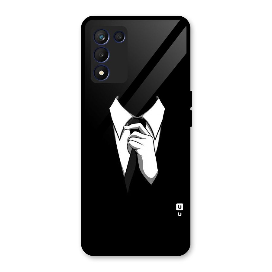 Faceless Gentleman Glass Back Case for Realme 9 5G Speed