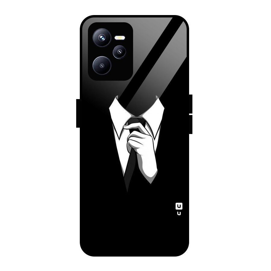 Faceless Gentleman Glass Back Case for Realme C35