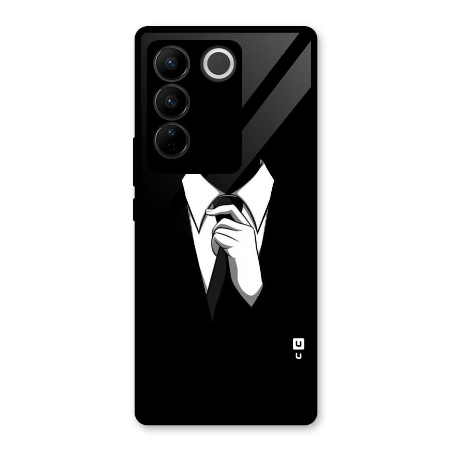 Faceless Gentleman Glass Back Case for Vivo V27