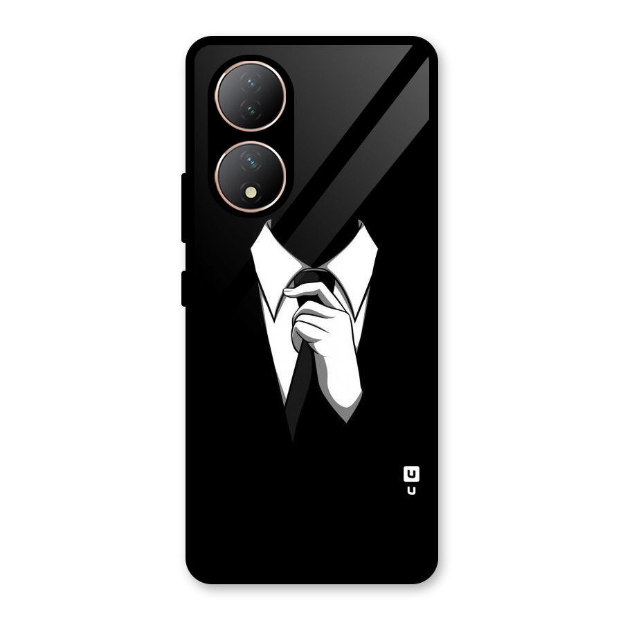 Faceless Gentleman Glass Back Case for Vivo Y100