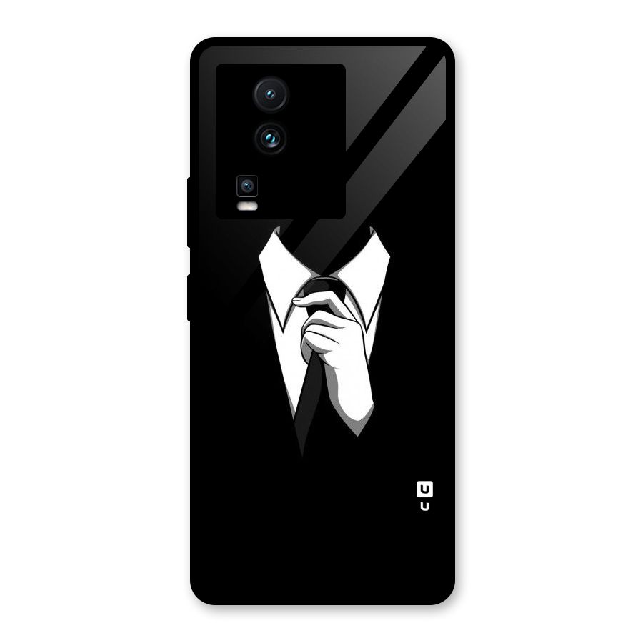 Faceless Gentleman Glass Back Case for Vivo iQOO Neo 7