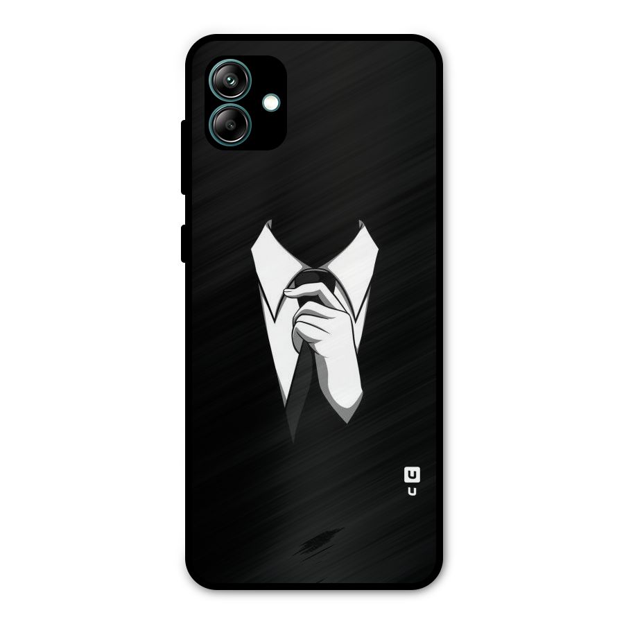Faceless Gentleman Metal Back Case for Galaxy A04