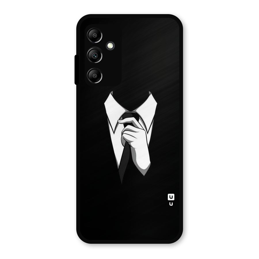 Faceless Gentleman Metal Back Case for Galaxy A14 5G