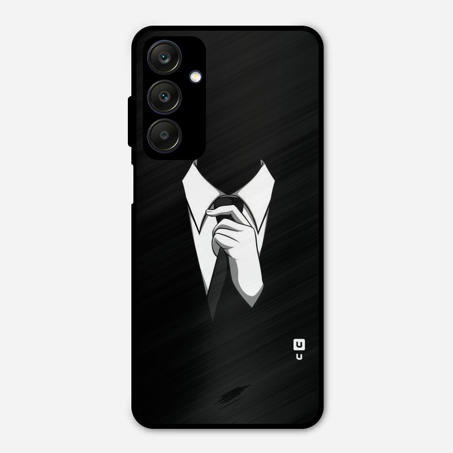 Faceless Gentleman Metal Back Case for Galaxy A25 5G