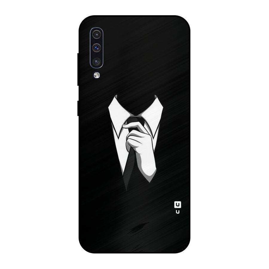 Faceless Gentleman Metal Back Case for Galaxy A30s