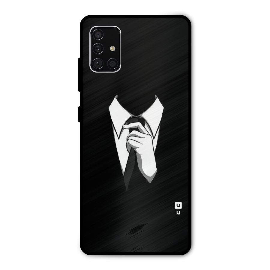 Faceless Gentleman Metal Back Case for Galaxy A51