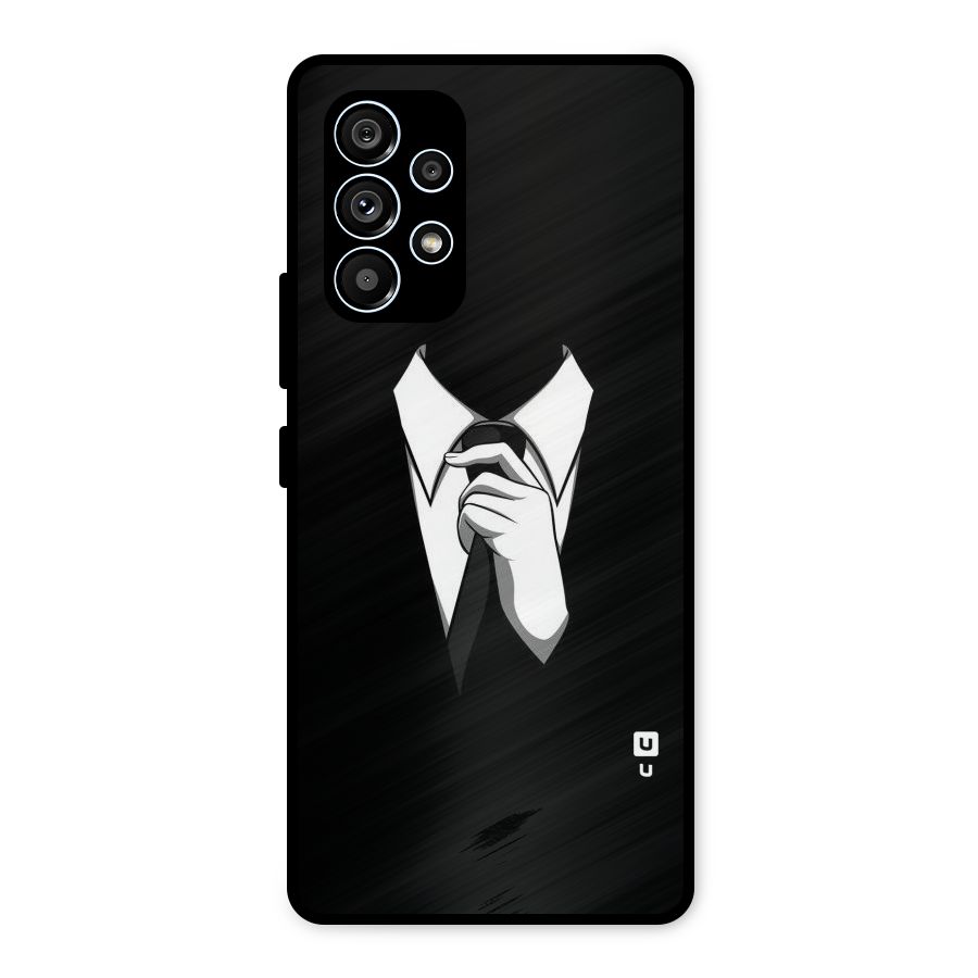 Faceless Gentleman Metal Back Case for Galaxy A53 5G
