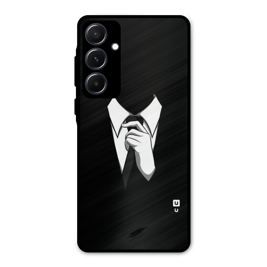 Faceless Gentleman Metal Back Case for Galaxy A55