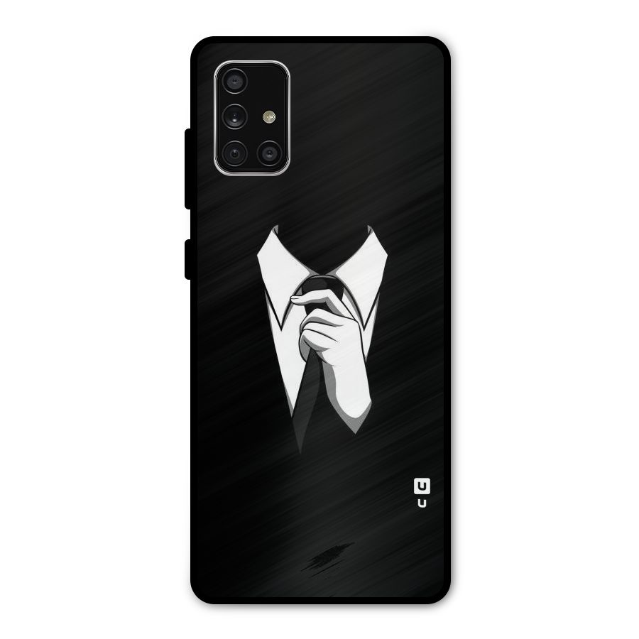 Faceless Gentleman Metal Back Case for Galaxy A71