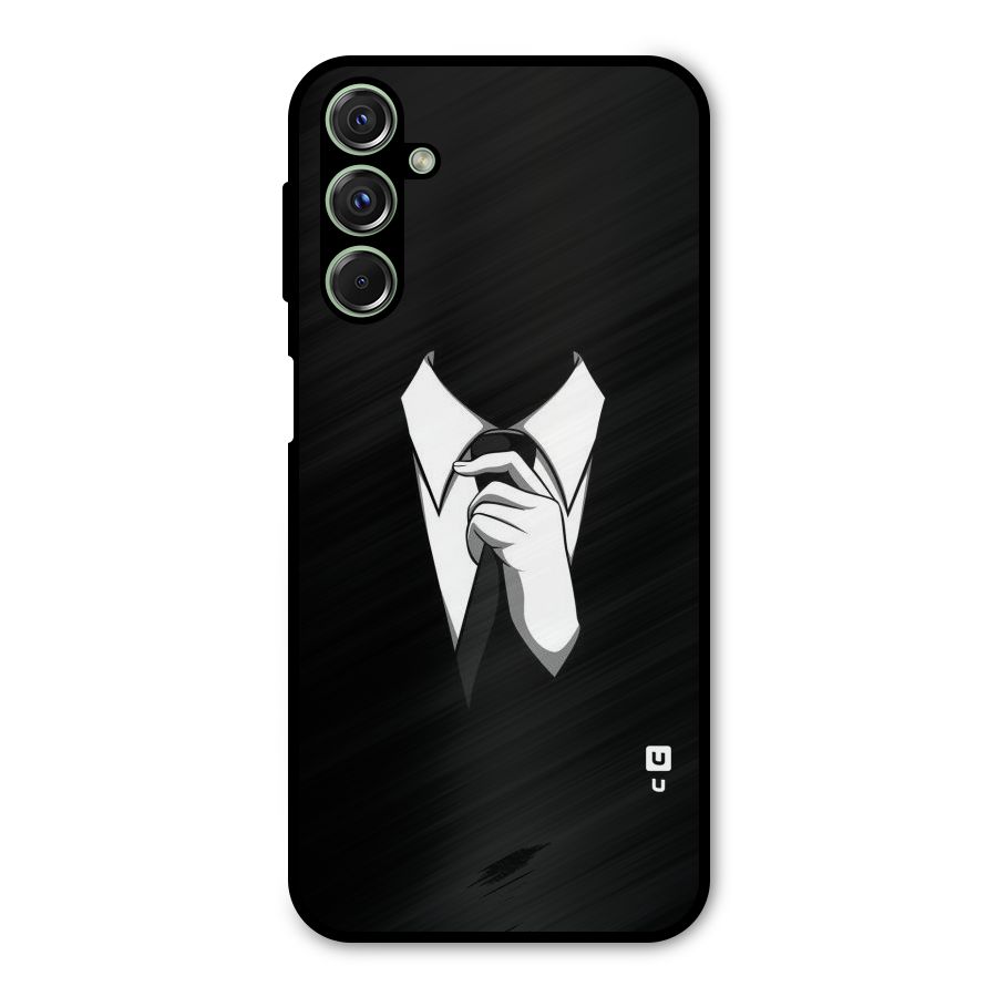 Faceless Gentleman Metal Back Case for Galaxy F34
