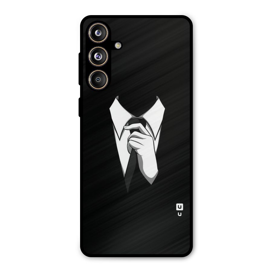 Faceless Gentleman Metal Back Case for Galaxy F55