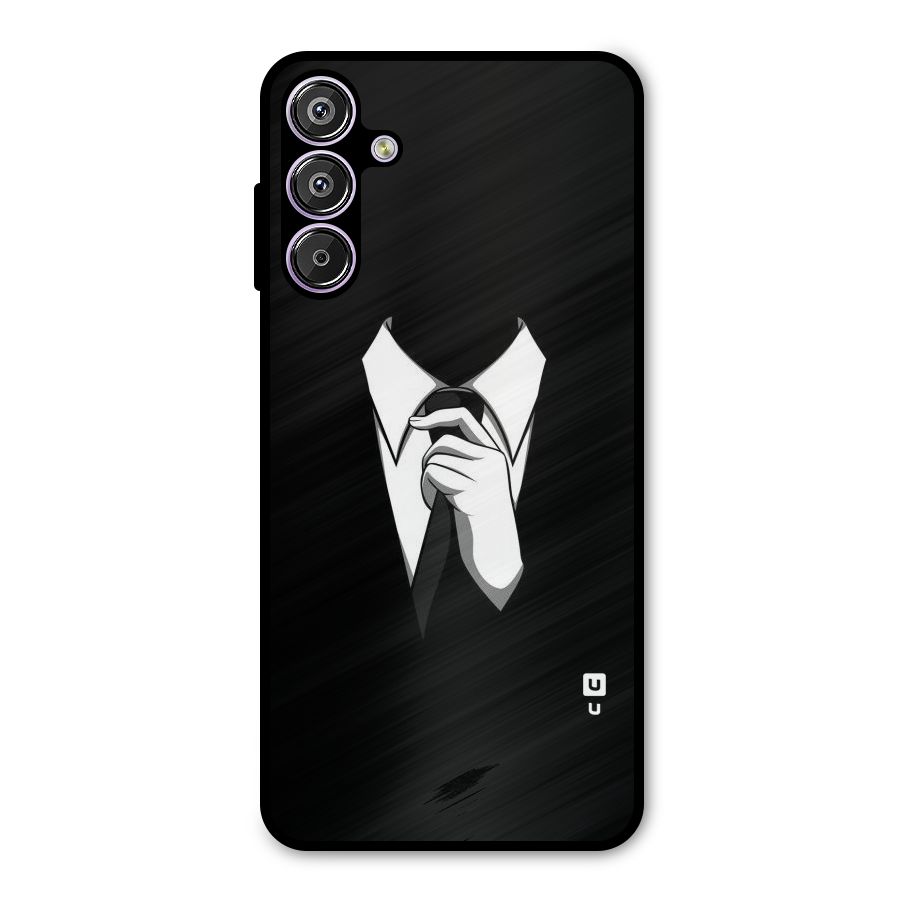 Faceless Gentleman Metal Back Case for Galaxy M15