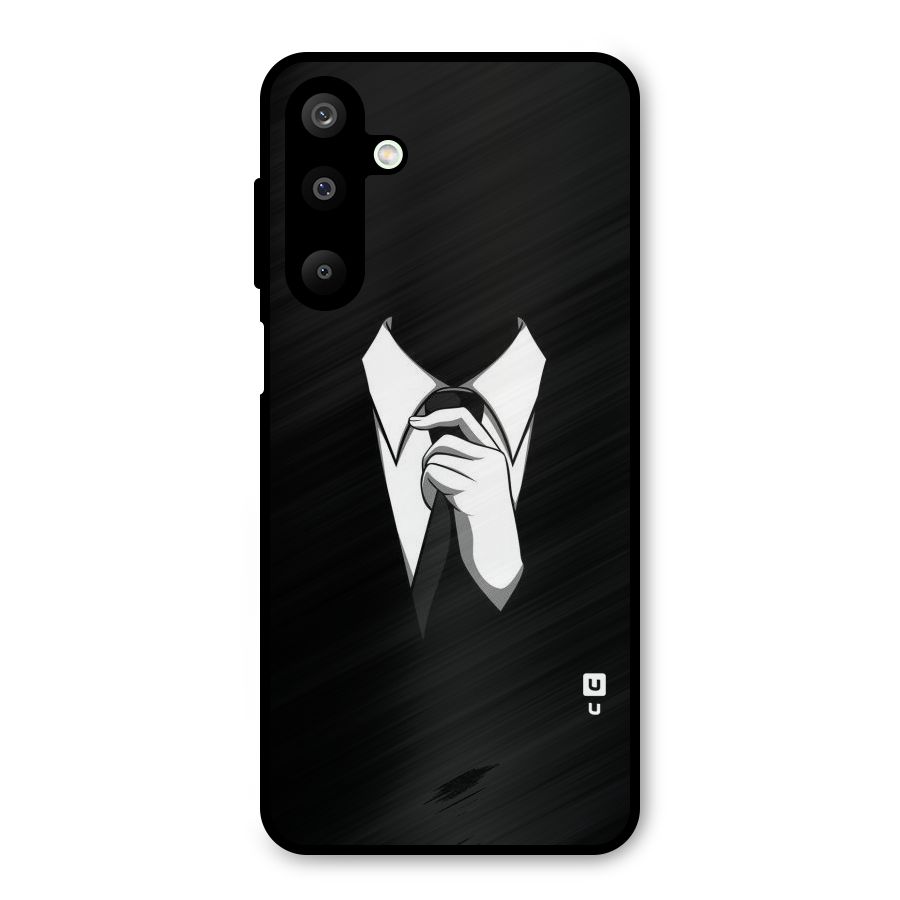 Faceless Gentleman Metal Back Case for Galaxy M16
