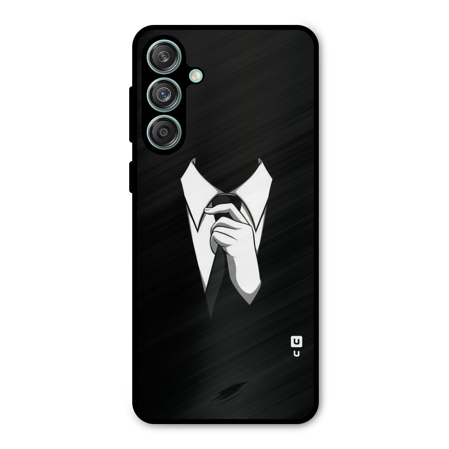 Faceless Gentleman Metal Back Case for Galaxy M55 5G