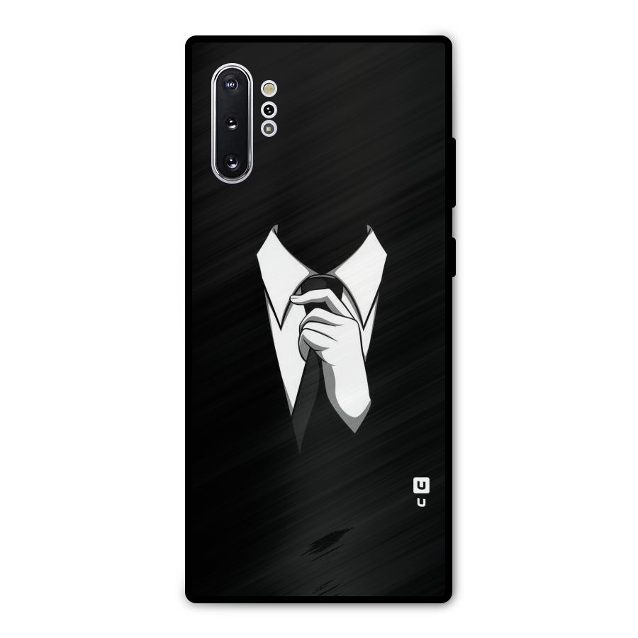Faceless Gentleman Metal Back Case for Galaxy Note 10 Plus