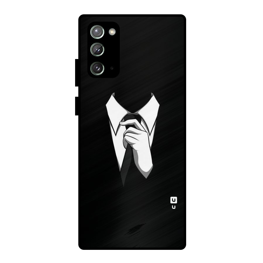 Faceless Gentleman Metal Back Case for Galaxy Note 20