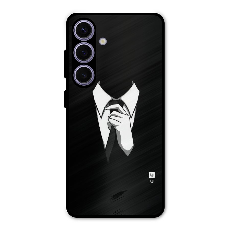 Faceless Gentleman Metal Back Case for Galaxy S24