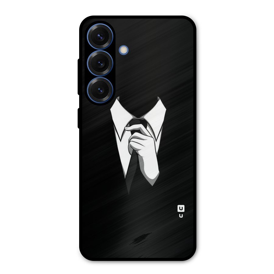 Faceless Gentleman Metal Back Case for Galaxy S25