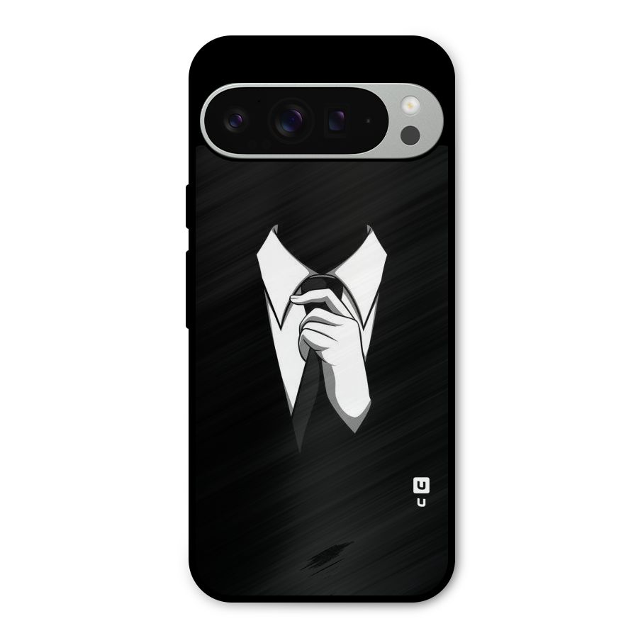 Faceless Gentleman Metal Back Case for Google Pixel 9 Pro XL