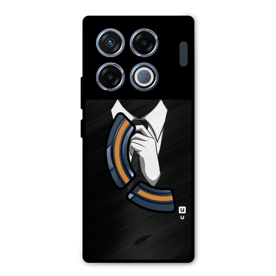 Faceless Gentleman Metal Back Case for Infinix GT 20 Pro