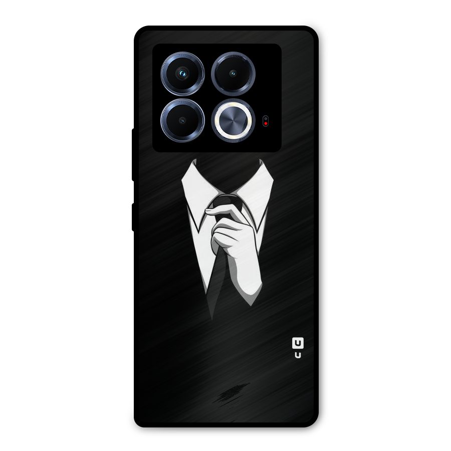 Faceless Gentleman Metal Back Case for Infinix Note 40 5G