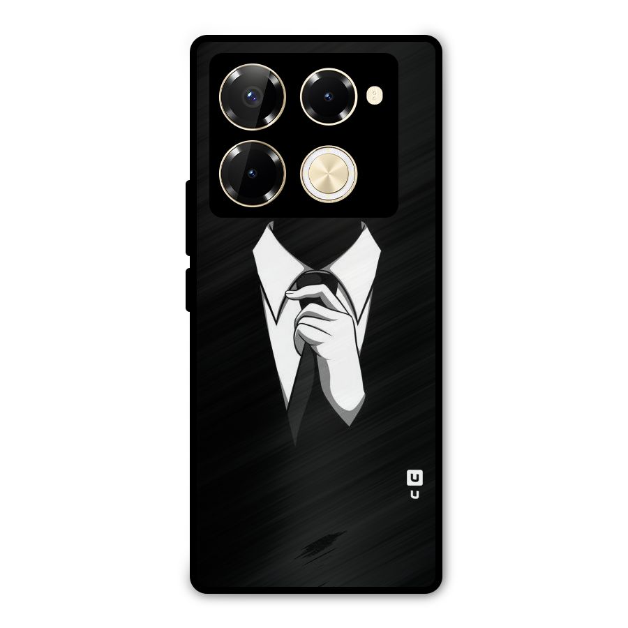 Faceless Gentleman Metal Back Case for Infinix Note 40 Pro Plus