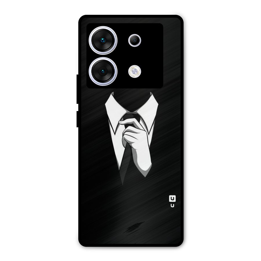 Faceless Gentleman Metal Back Case for Infinix Zero 30 5G