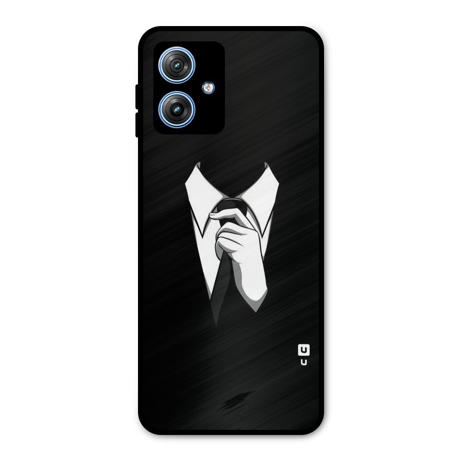Faceless Gentleman Metal Back Case for Moto G54
