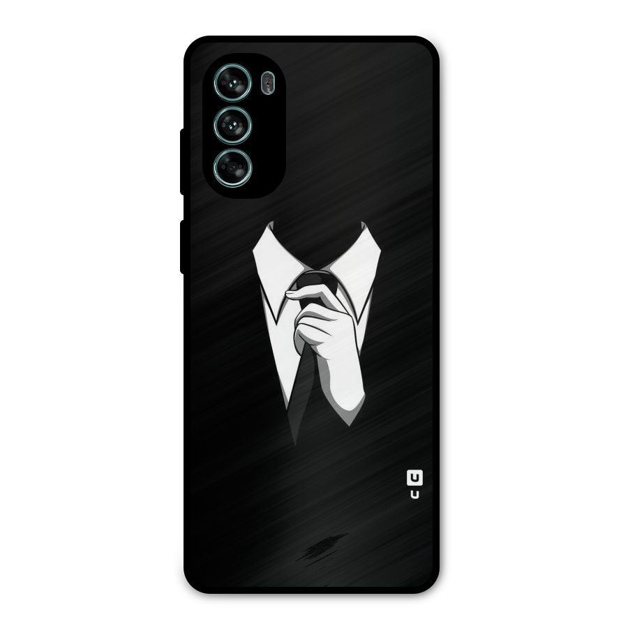 Faceless Gentleman Metal Back Case for Moto G62