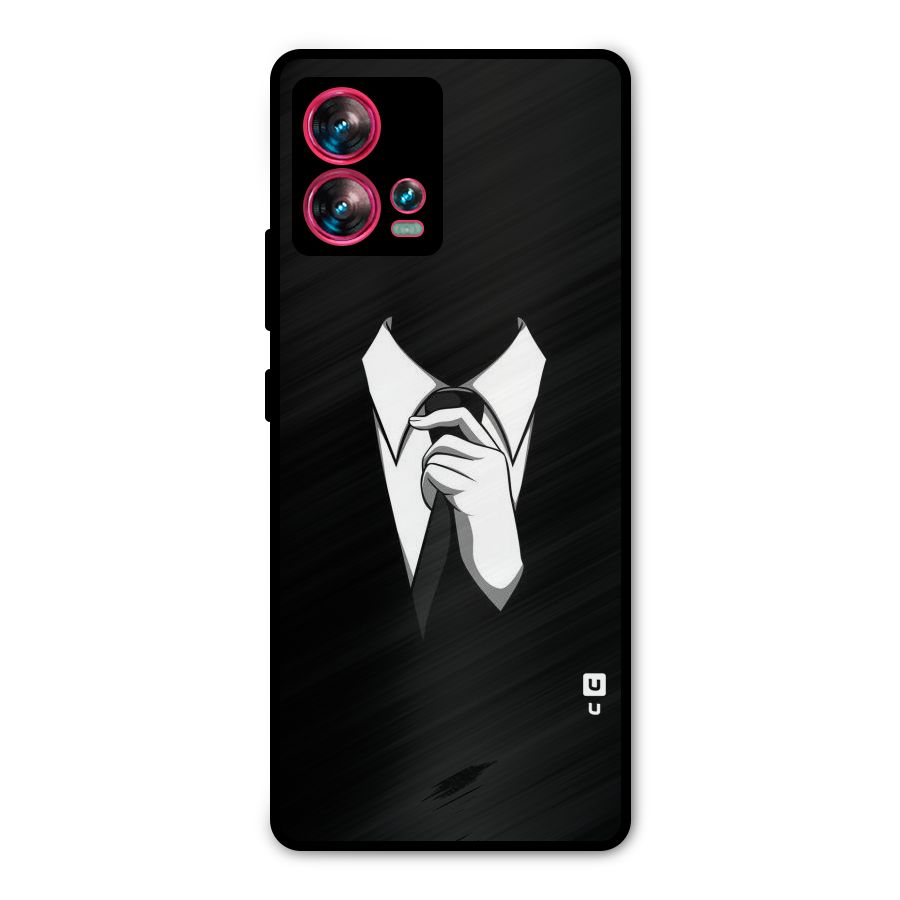 Faceless Gentleman Metal Back Case for Motorola Edge 30 Fusion
