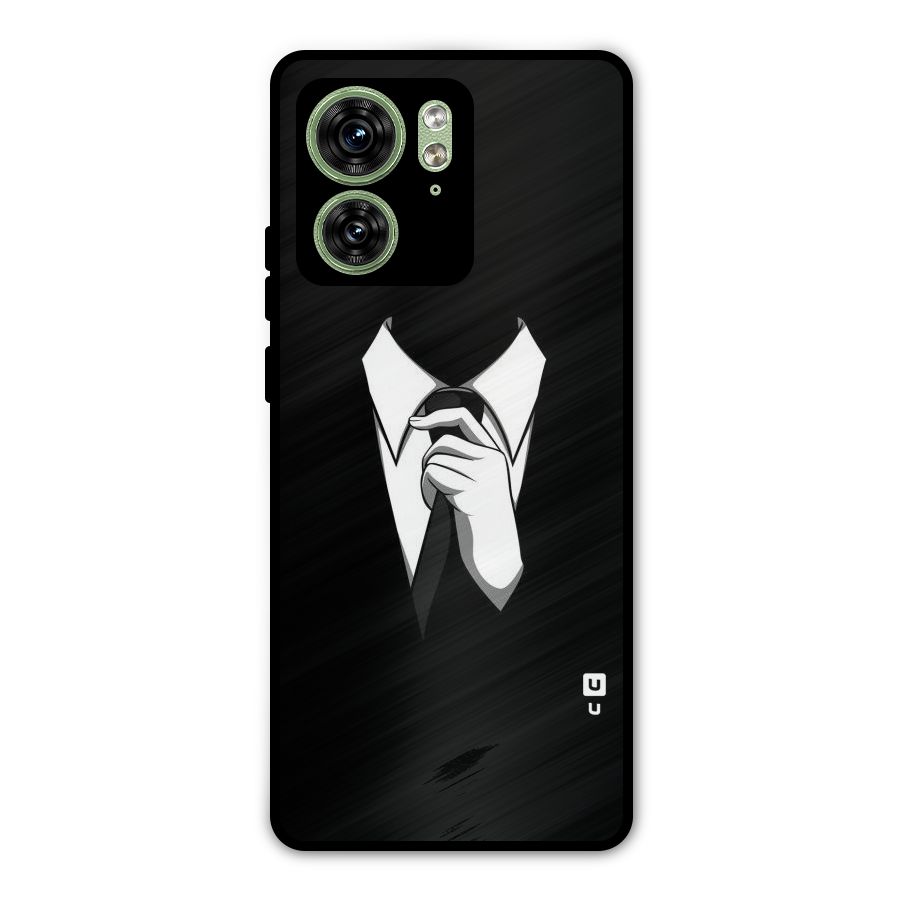Faceless Gentleman Metal Back Case for Motorola Edge 40 5G