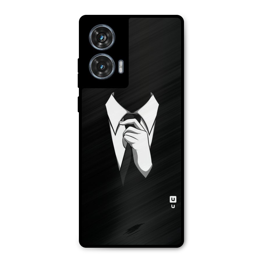 Faceless Gentleman Metal Back Case for Motorola Edge 50 Fusion