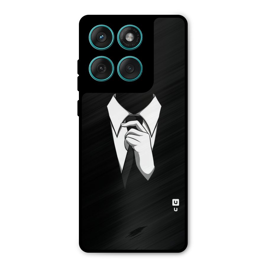 Faceless Gentleman Metal Back Case for Motorola Edge 60