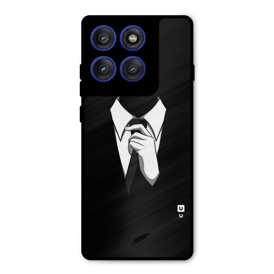 Faceless Gentleman Metal Back Case for Motorola Edge 60 Pro