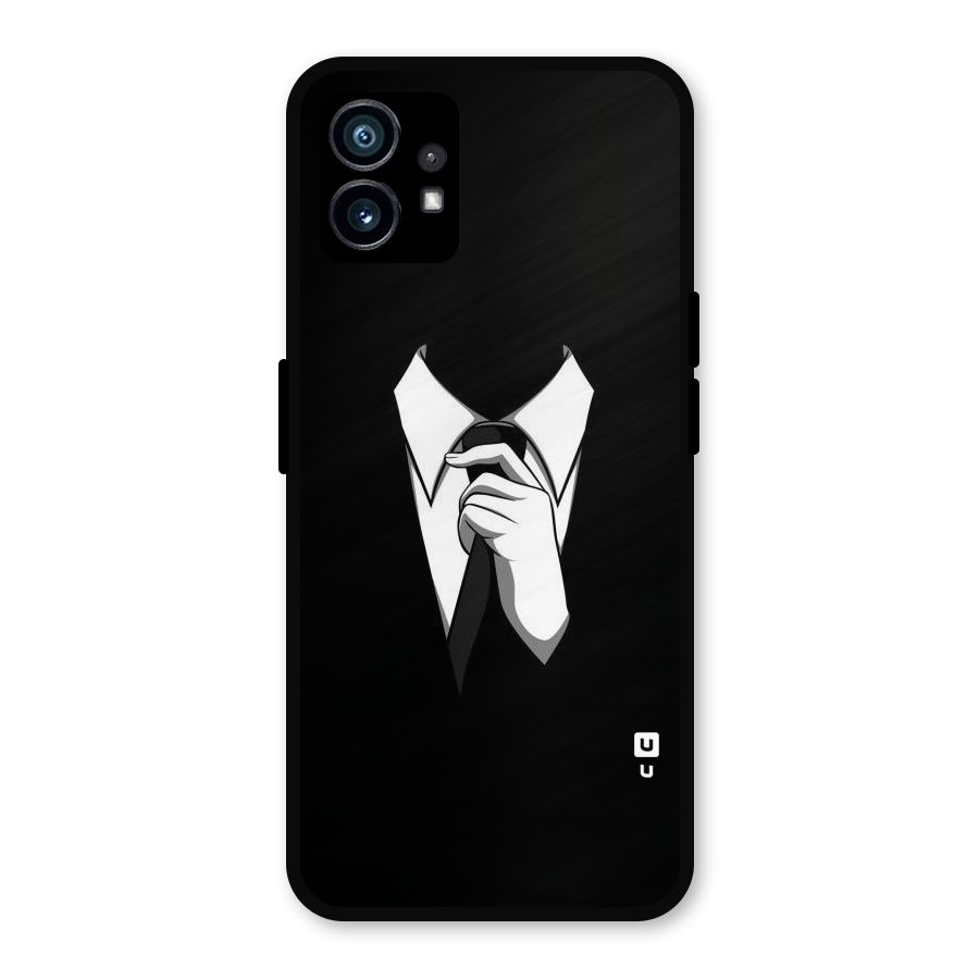 Faceless Gentleman Metal Back Case for Nothing Phone 1