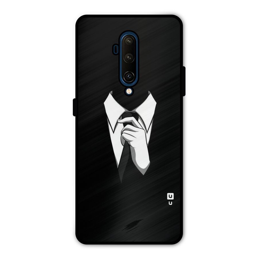 Faceless Gentleman Metal Back Case for OnePlus 7T Pro