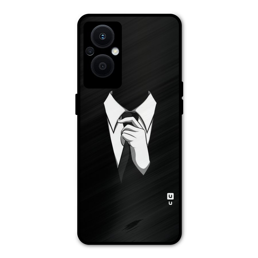 Faceless Gentleman Metal Back Case for Oppo F21s Pro 5G