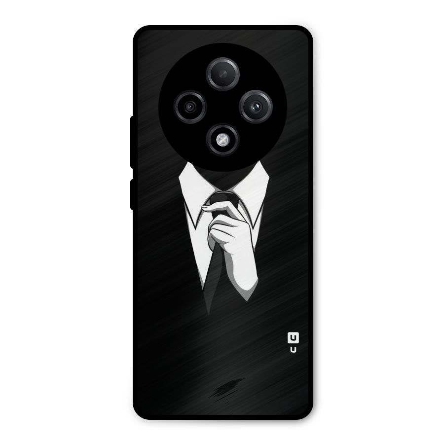 Faceless Gentleman Metal Back Case for Oppo F27 Pro Plus