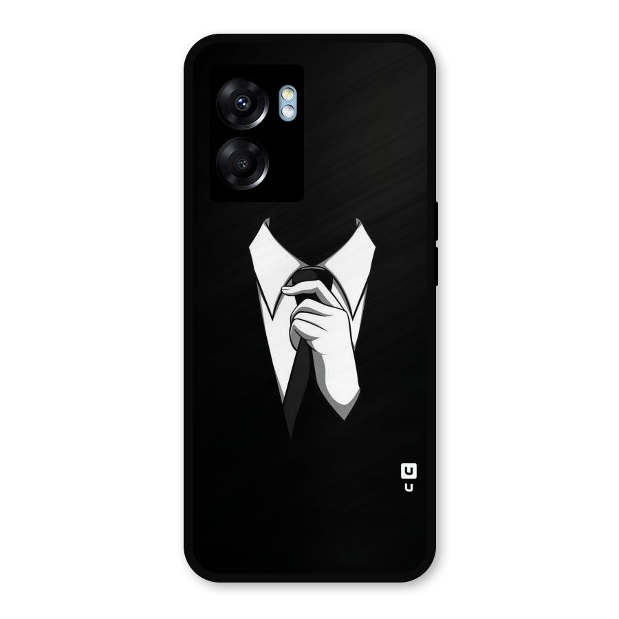 Faceless Gentleman Metal Back Case for Oppo K10 (5G)