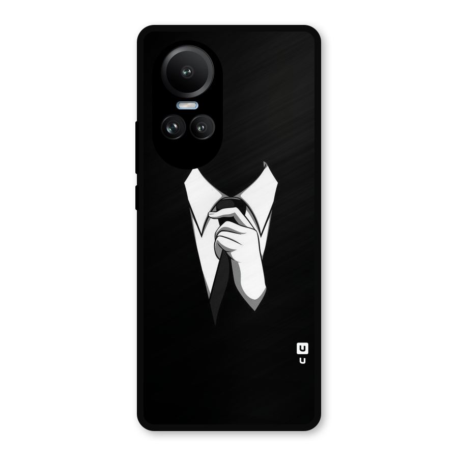 Faceless Gentleman Metal Back Case for Oppo Reno10 Pro
