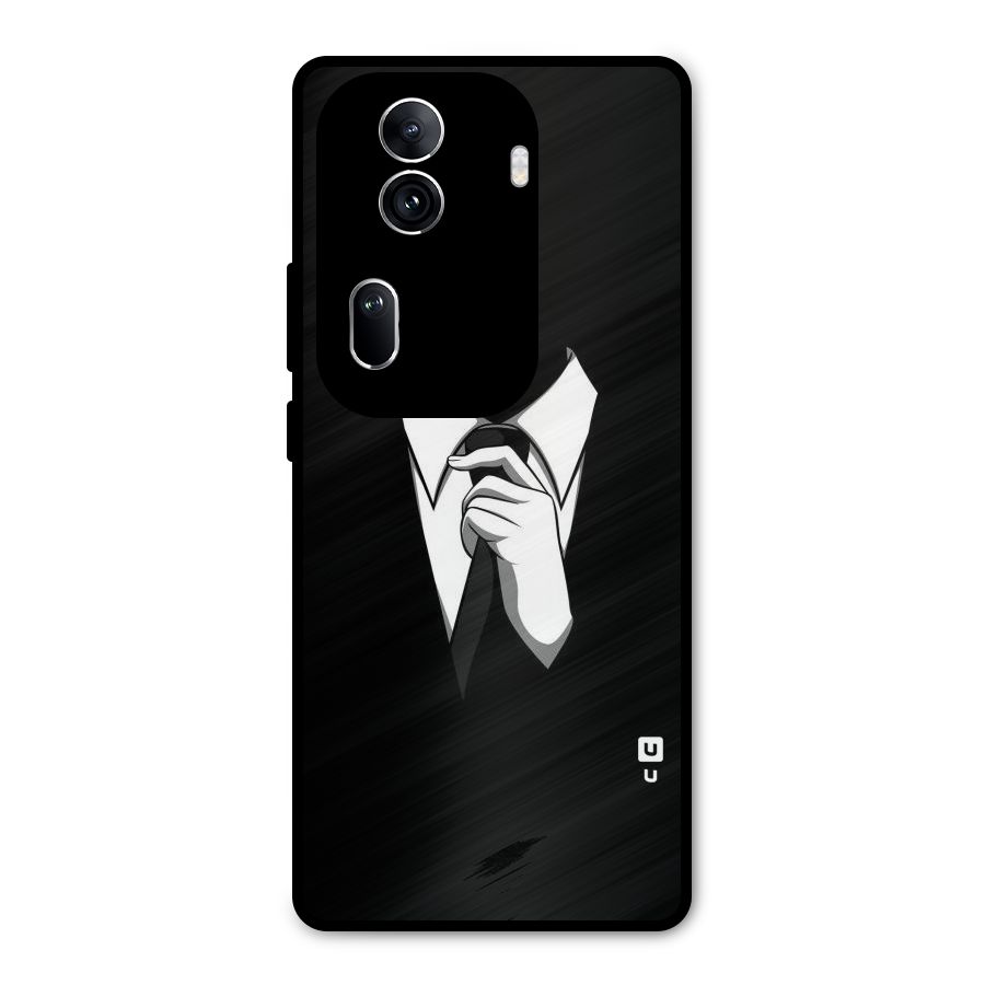 Faceless Gentleman Metal Back Case for Oppo Reno11 Pro 5G