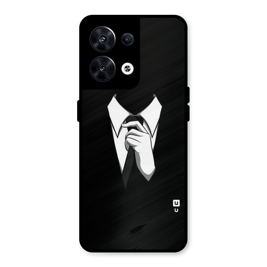 Faceless Gentleman Metal Back Case for Oppo Reno8 5G