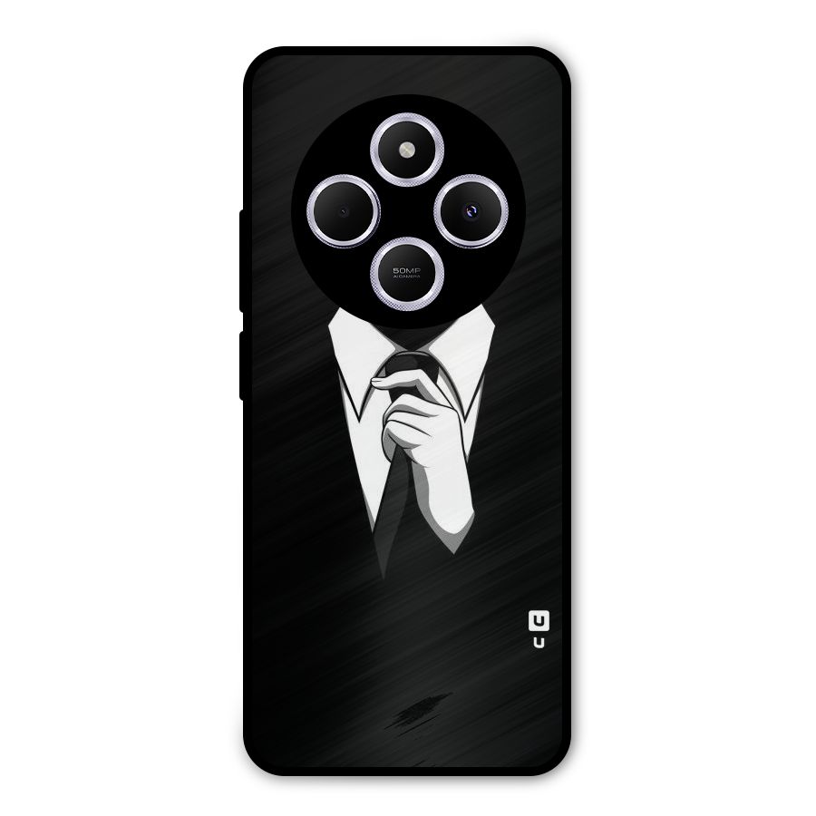 Faceless Gentleman Metal Back Case for Poco C75 5G