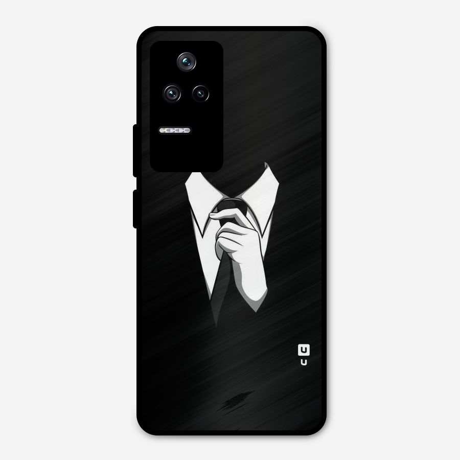 Faceless Gentleman Metal Back Case for Poco F4 5G