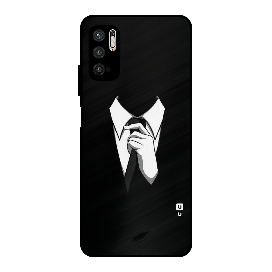 Faceless Gentleman Metal Back Case for Poco M3 Pro 5G