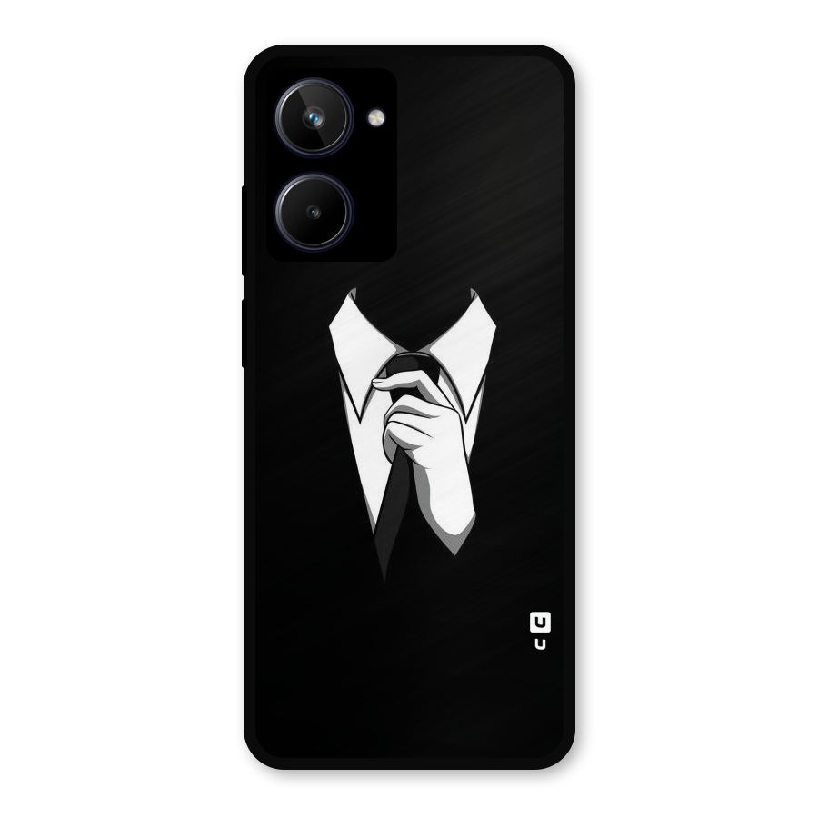 Faceless Gentleman Metal Back Case for Realme 10