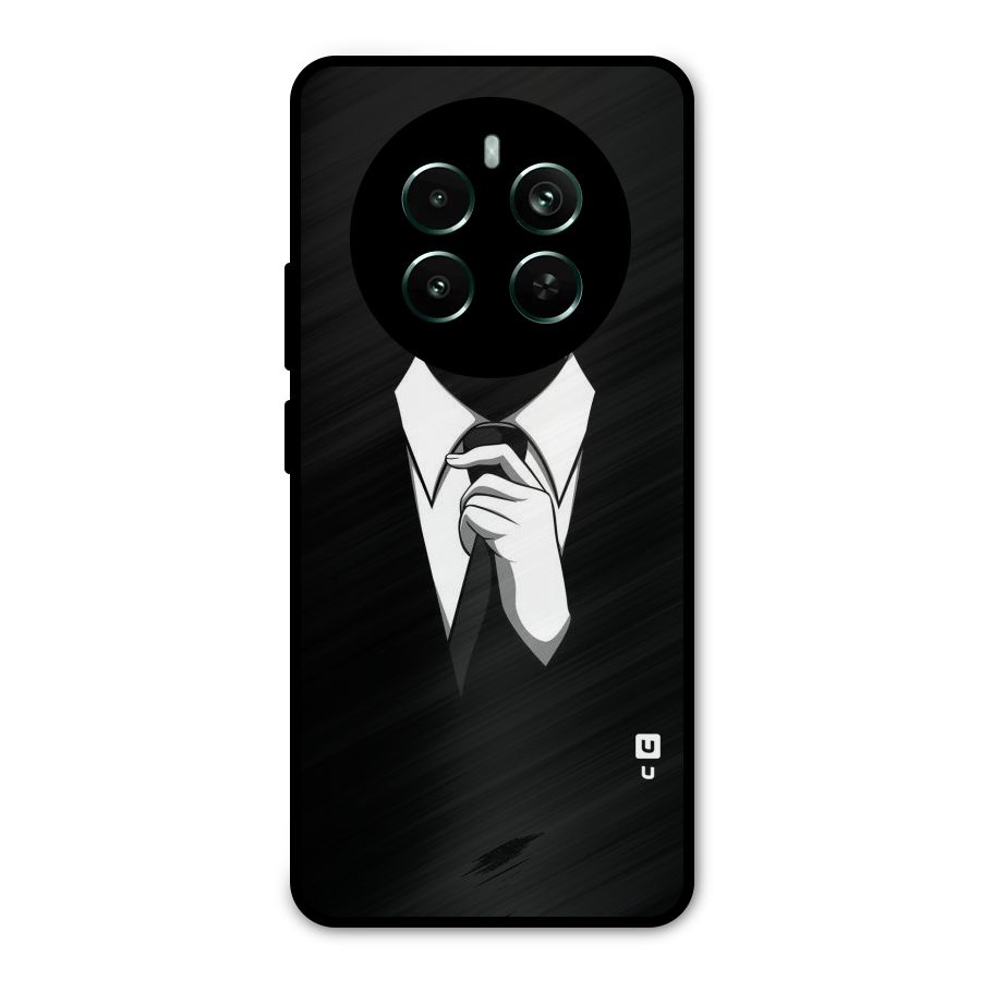 Faceless Gentleman Metal Back Case for Realme 12 Pro Plus