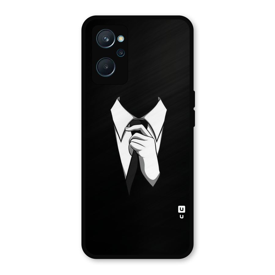 Faceless Gentleman Metal Back Case for Realme 9i