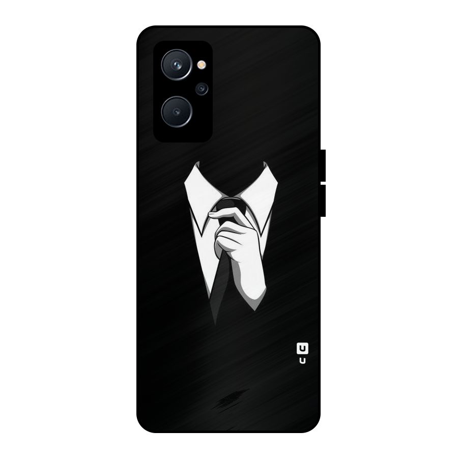 Faceless Gentleman Metal Back Case for Realme 9i 5G