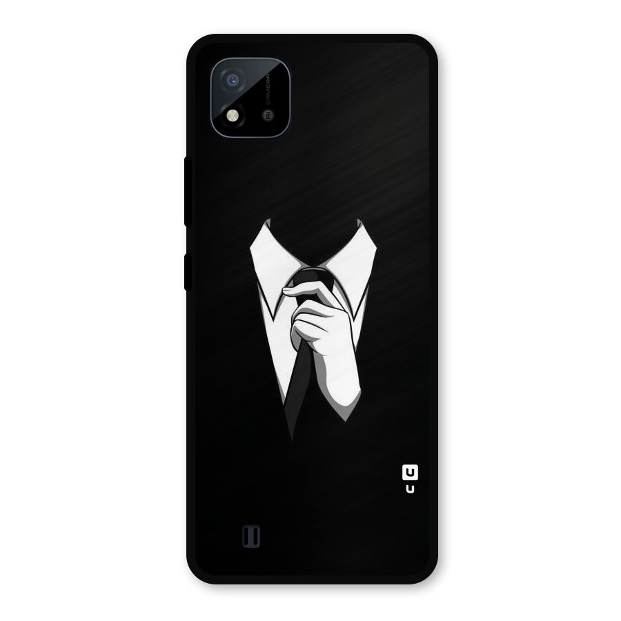 Faceless Gentleman Metal Back Case for Realme C11 2021